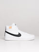 MENS NIKE COURT ROYALE 2 MID SNEAKER - WHITE/BLACK