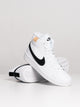 NIKE MENS NIKE COURT ROYALE 2 MID SNEAKER - WHITE/BLACK - Boathouse
