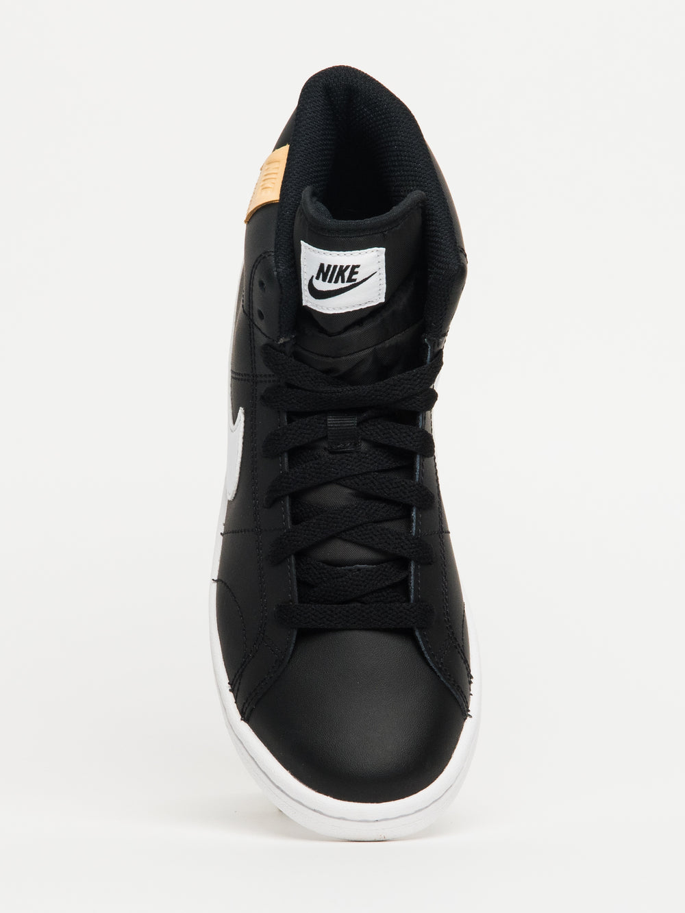 WOMENS NIKE COURT ROYALE 2 MID SNEAKER - BLACK/WHITE