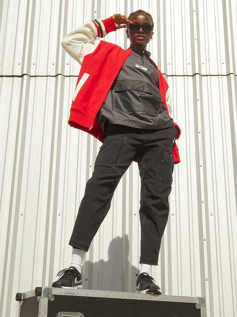 WOMENS NIKE AIR MAX SC SNEAKER - BLACK/WHITE