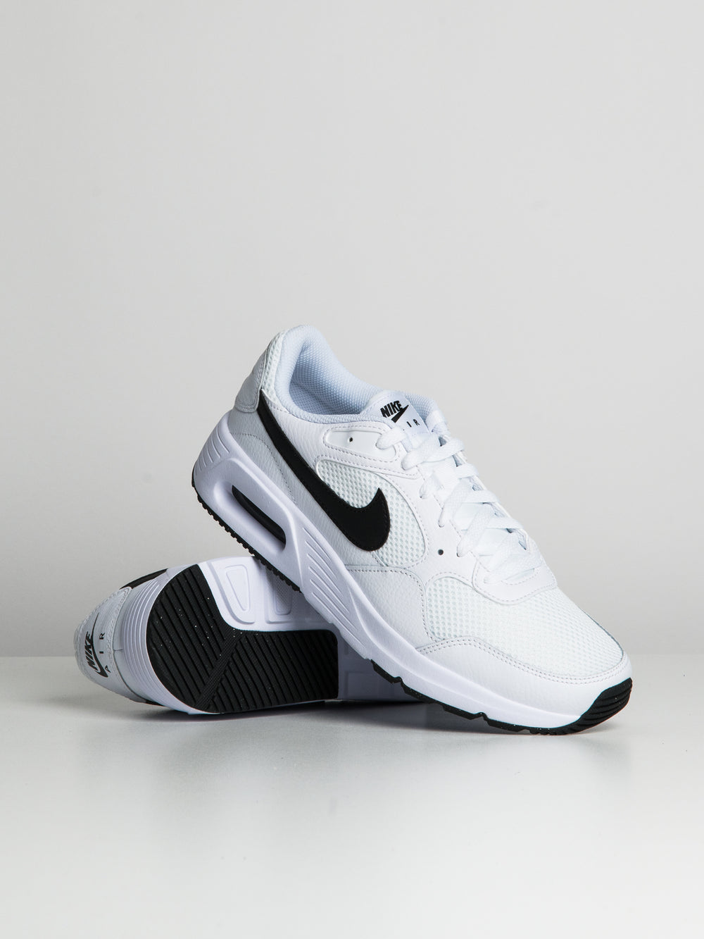 MENS NIKE AIR MAX SC SNEAKER - WHITE/BLACK