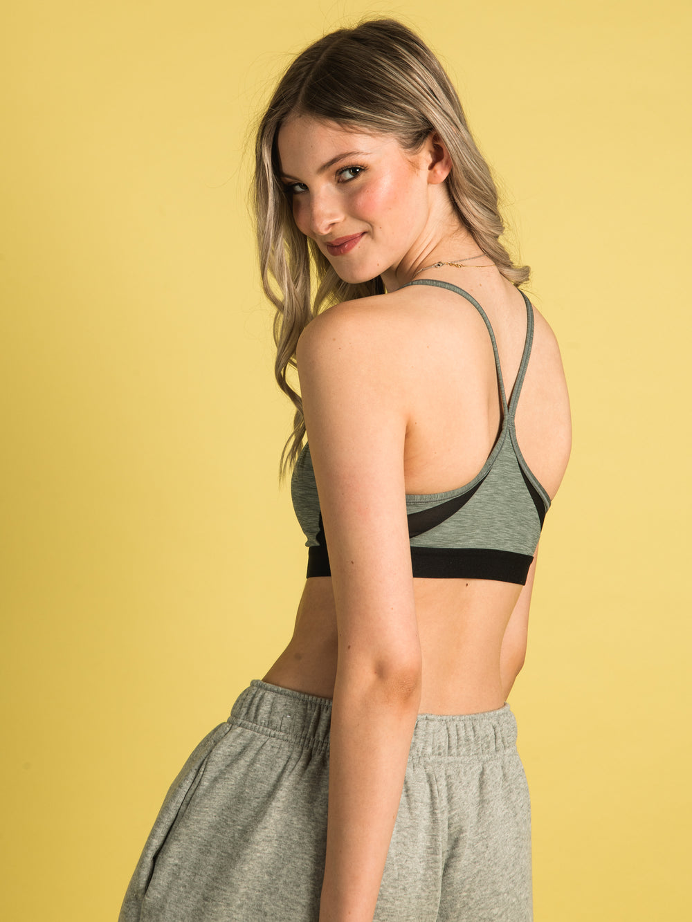 NIKE INDY VNECK BRA - CLEARANCE