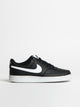 NIKE MENS NIKE COURT VISION LOW NEXT NATURE SNEAKER - BLACK/WHITE - Boathouse