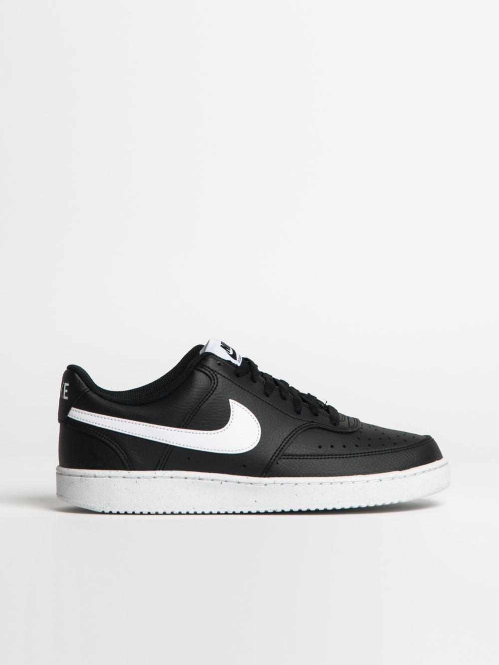 NIKE MENS NIKE COURT VISION LOW NEXT NATURE SNEAKER - BLACK/WHITE - Boathouse
