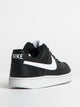 NIKE MENS NIKE COURT VISION LOW NEXT NATURE SNEAKER - BLACK/WHITE - Boathouse