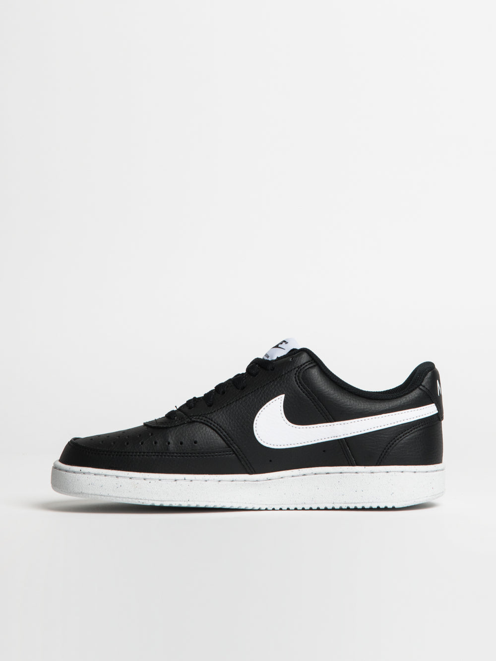 NIKE MENS NIKE COURT VISION LOW NEXT NATURE SNEAKER - BLACK/WHITE - Boathouse
