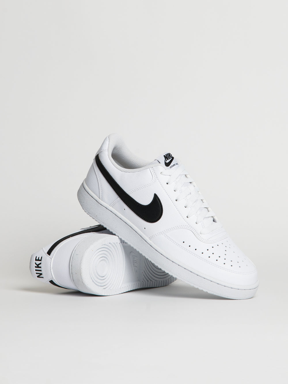 MENS NIKE COURT VISION LOW NEXT NATURE SNEAKER - WHITE/BLACK