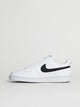 NIKE MENS NIKE COURT VISION LOW NEXT NATURE SNEAKER - WHITE/BLACK - Boathouse