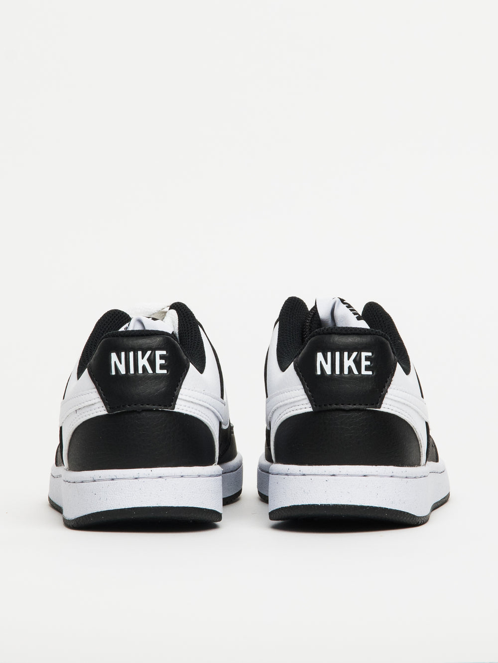 WOMENS NIKE COURT VISION LOW NEXT NATURE SNEAKER - BLACK/WHITE