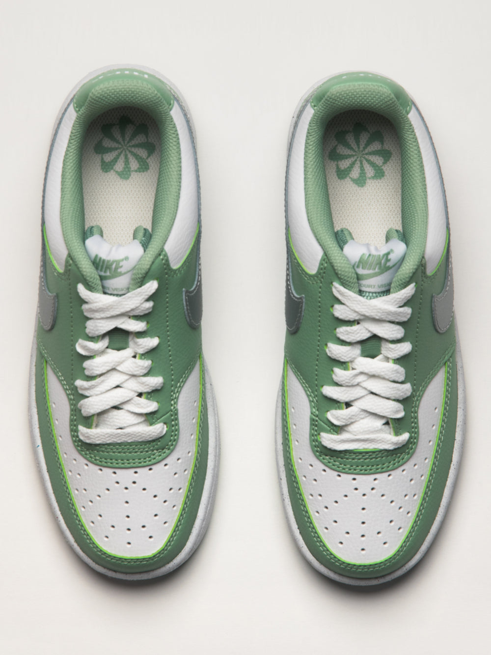 NIKE COURT VISION LOW NEXT NATURE SNEAKER FEMME - BLANC/VERT