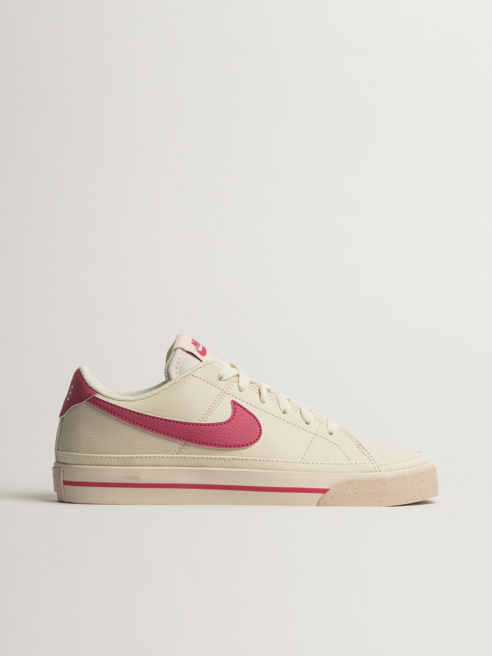 WOMENS NIKE COURT LEGACY NEXT NATURE SNEAKER - WHITE/PINK