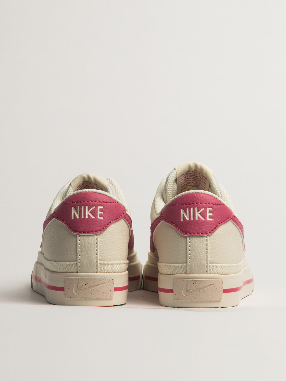 WOMENS NIKE COURT LEGACY NEXT NATURE SNEAKER - WHITE/PINK