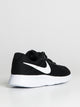 WOMENS NIKE TANJUN SNEAKER - BLACK/WHITE