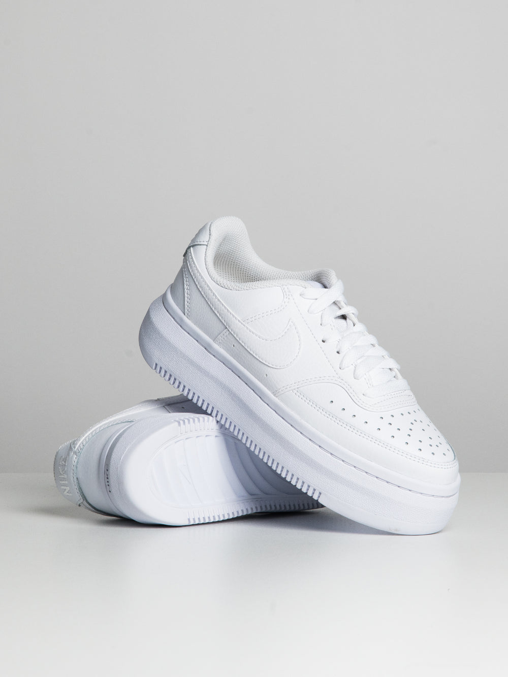 WOMENS NIKE COURT VISION ALTA LEATHER SNEAKER - WHITE