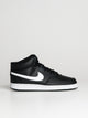 NIKE MENS NIKE COURT VISION MID NEXT NATURE SNEAKER - BLACK/WHITE - CLEARANCE - Boathouse