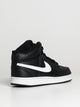 NIKE MENS NIKE COURT VISION MID NEXT NATURE SNEAKER - BLACK/WHITE - CLEARANCE - Boathouse