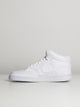 NIKE MENS NIKE COURT VISION MID NEXT NATURE SNEAKER - WHITE - Boathouse