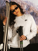 NIKE NIKE SPORTSWEAR CLUB FLEECE CREW - BIRCH - Boathouse