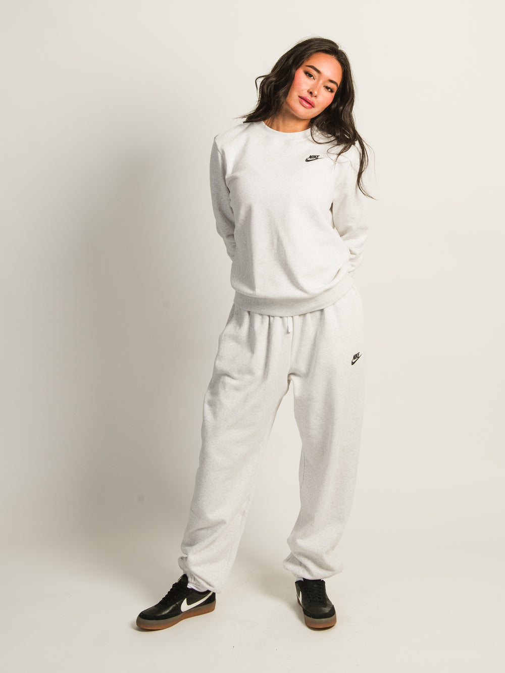 NIKE SPORTSWEAR CLUB FLEECE CREW - BIRCH