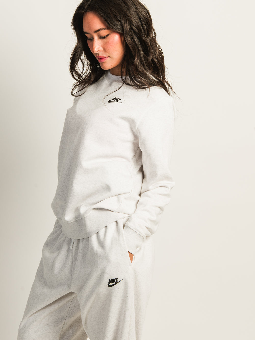 NIKE SPORTSWEAR CLUB FLEECE CREW - BIRCH