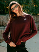 NIKE NIKE SPORTSWEAR CLUB FLEECE CREWNECK SWEATER - BURGUNDY - Boathouse