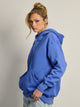 NIKE NIKE SPORTSWEAR PHOENIX FLEECE OVERSIZED PULL OVER HOODIE - BLUE - Boathouse