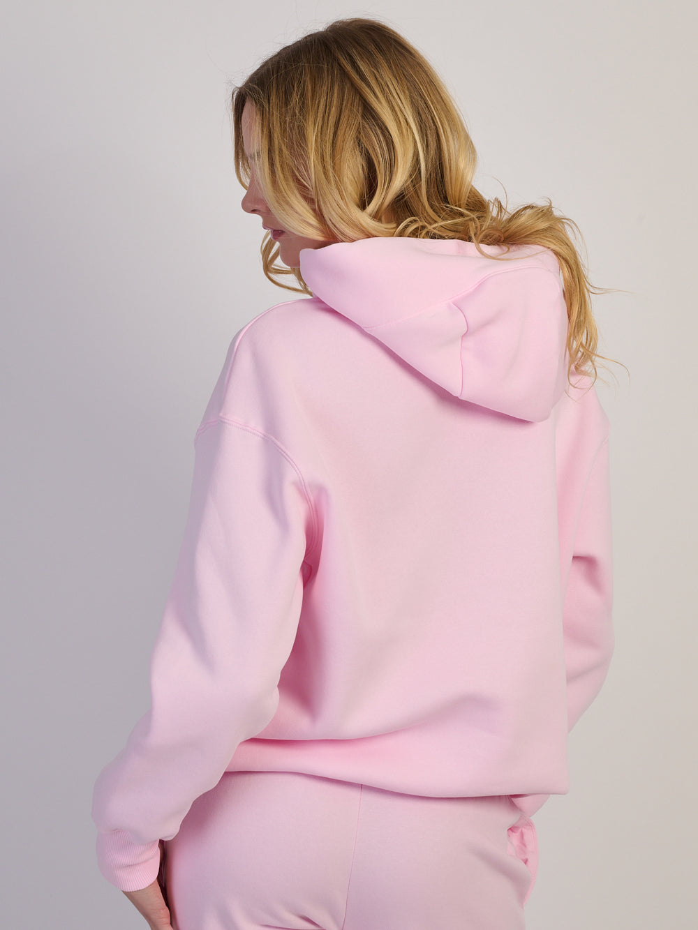 NIKE SPORTSWEAR PHOENIX FLEECE OVERSIZED PULL OVER HOODIE - PINK