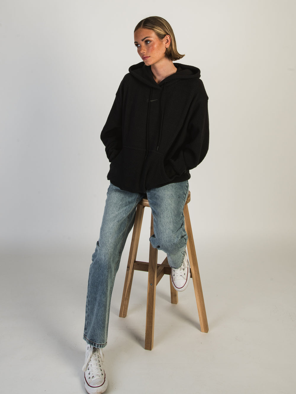 NIKE SPORTSWEAR PLUSH PULLOVER HOODIE - CLEARANCE