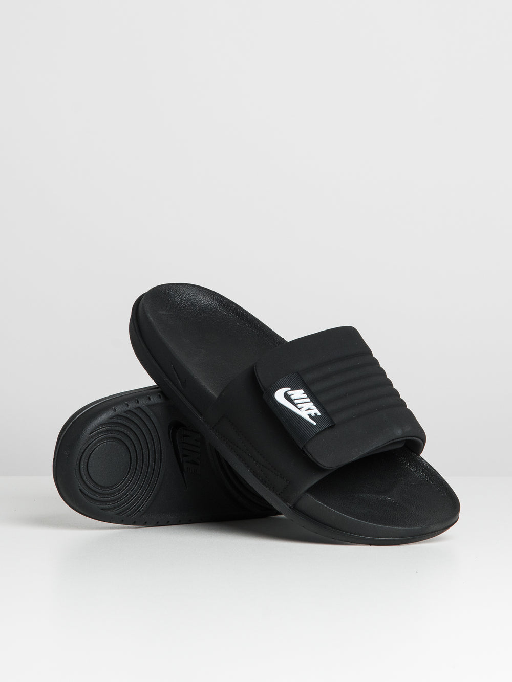 SLIDES NIKE OFFCOURT ADJUST POUR HOMMES - NOIR/BLANC