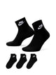 NIKE NIKE EVERY DAY ESSENTIALS ANKLE SOCKS 3 PACK - Boathouse