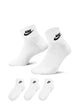 NIKE NIKE EVERY DAY ESSENTIALS ANKLE SOCKS 3 PACK - Boathouse