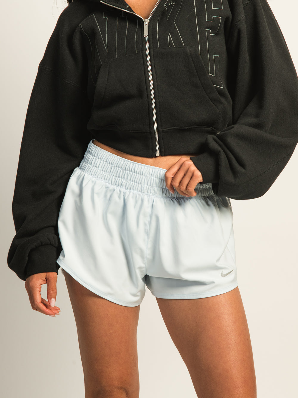 NIKE ONE DF MID-RISE 3IN BRIEF-LINED SHORT - BLUE