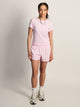 NIKE NIKE ONE DR MID RISE 3in SHORT - PINK/WHITE - Boathouse