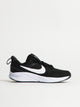 KIDS NIKE STAR RUNNER 4 SHOES - BLACK/WHITE