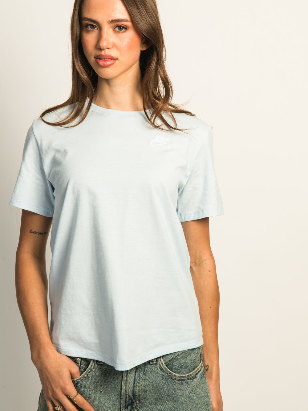 T-SHIRT NIKE SPORTSWEAR CLUB - BLEU