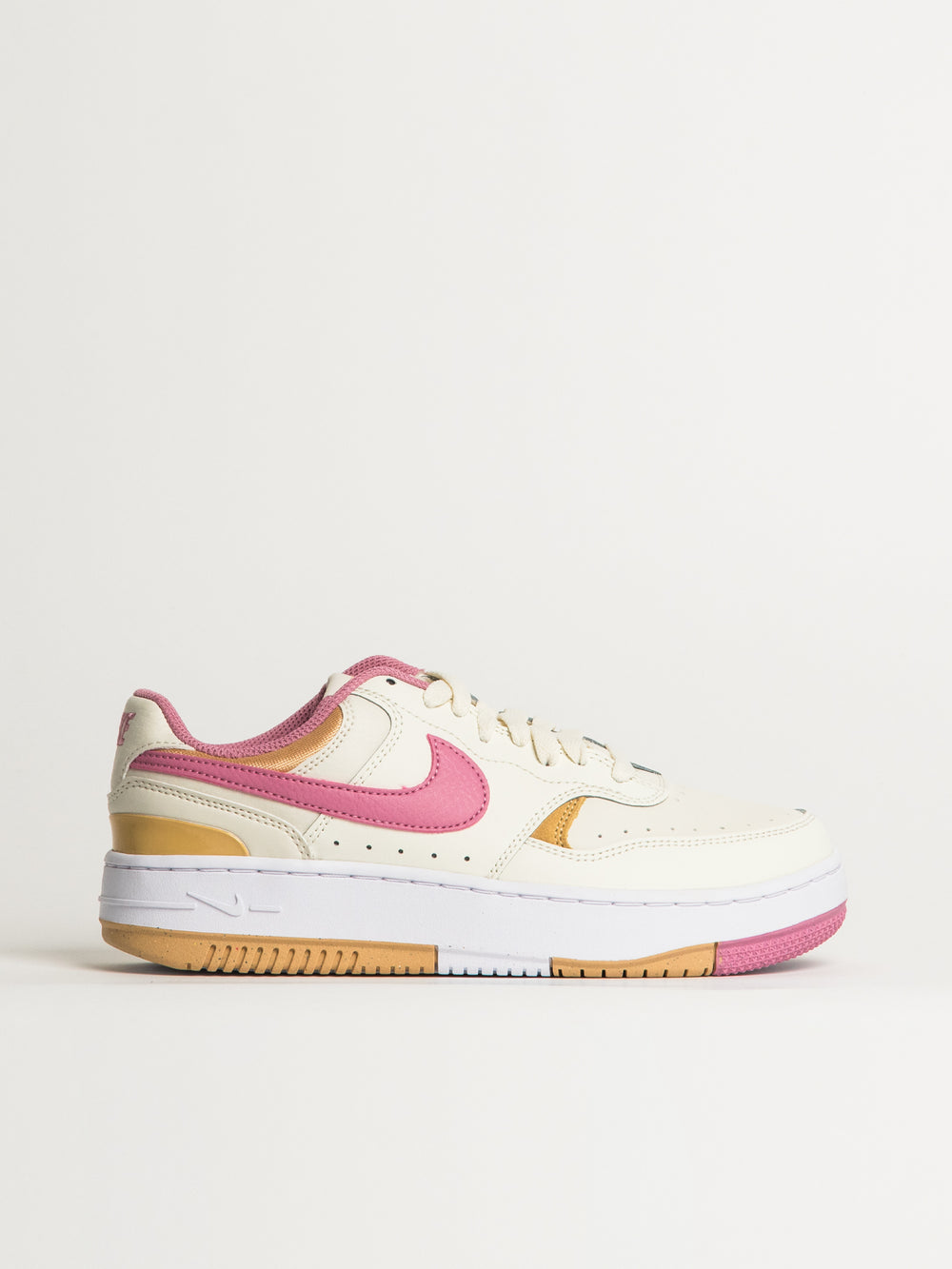 WOMENS NIKE GAMMA FORCE SNEAKER - PEARL/SESAME/WHITE/ELEMENTAL PINK