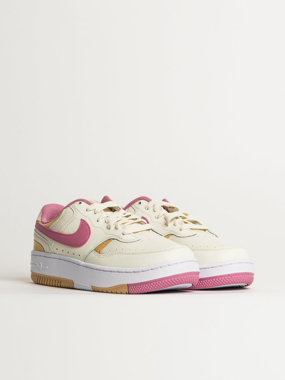 WOMENS NIKE GAMMA FORCE SNEAKER - PEARL/SESAME/WHITE/ELEMENTAL PINK