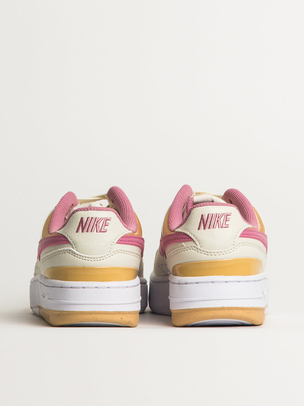 WOMENS NIKE GAMMA FORCE SNEAKER - PEARL/SESAME/WHITE/ELEMENTAL PINK