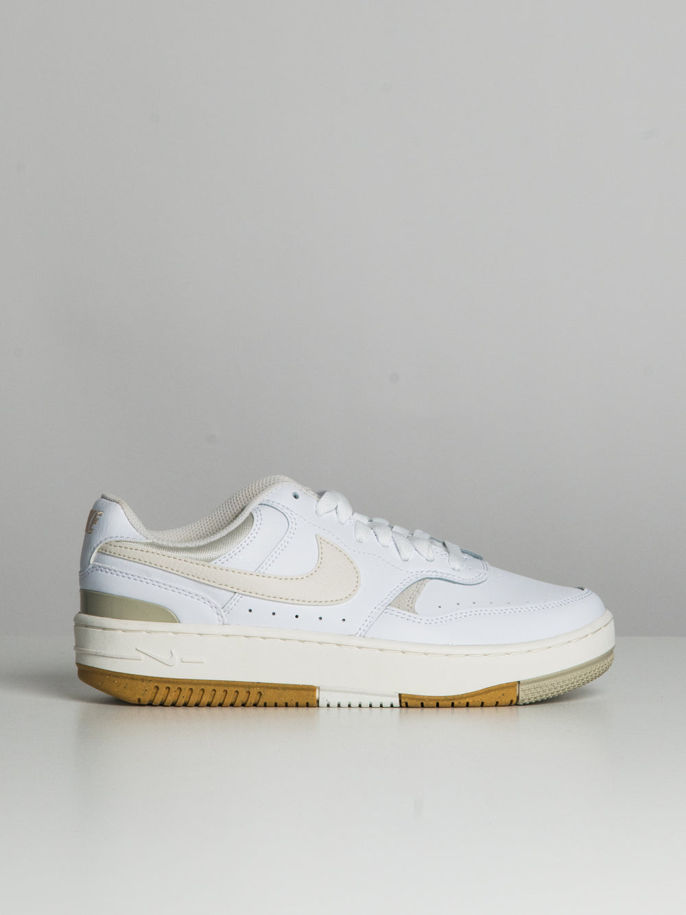 WOMENS NIKE GAMMA FORCE SNEAKER - WHITE/LIGHT BONE/SANDDRIFT