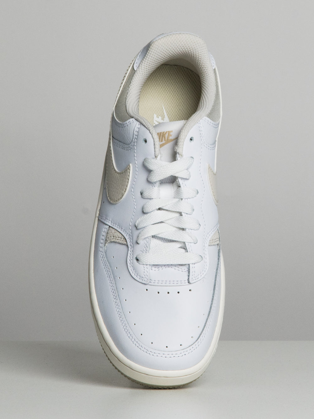 WOMENS NIKE GAMMA FORCE SNEAKER - WHITE/LIGHT BONE/SANDDRIFT