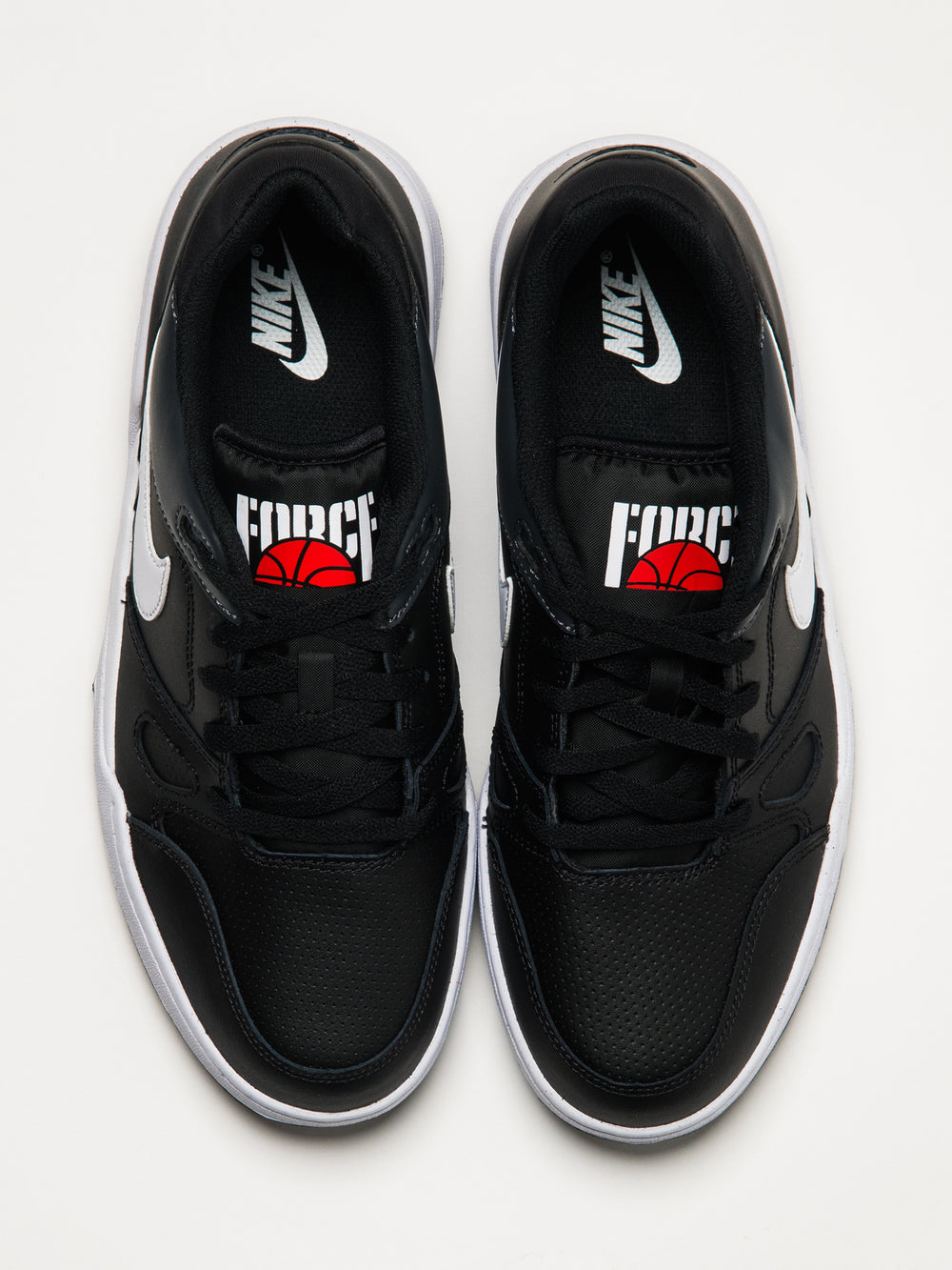 MENS NIKE FULL FORCE LOW - BLACK/WHITE