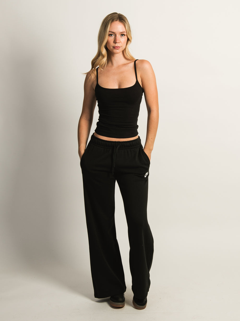 NIKE PANTALON JAMBE LARGE MID RISE