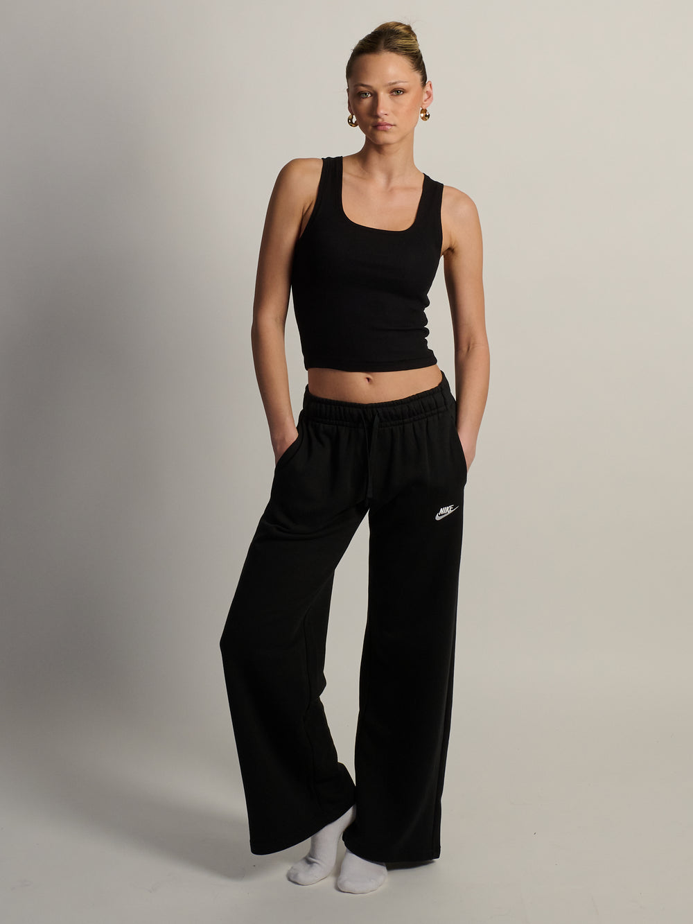 NIKE MID RISE WIDELEG PANT