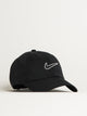 NIKE NIKE SLUB SWOOSH CAP - BLACK - Boathouse