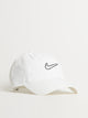 NIKE NIKE SLUB SWOOSH CAP - WHITE - Boathouse