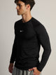 NIKE NIKE DRI-FIT LONG SLEEVE FITNESS TOP - BLACK - Boathouse