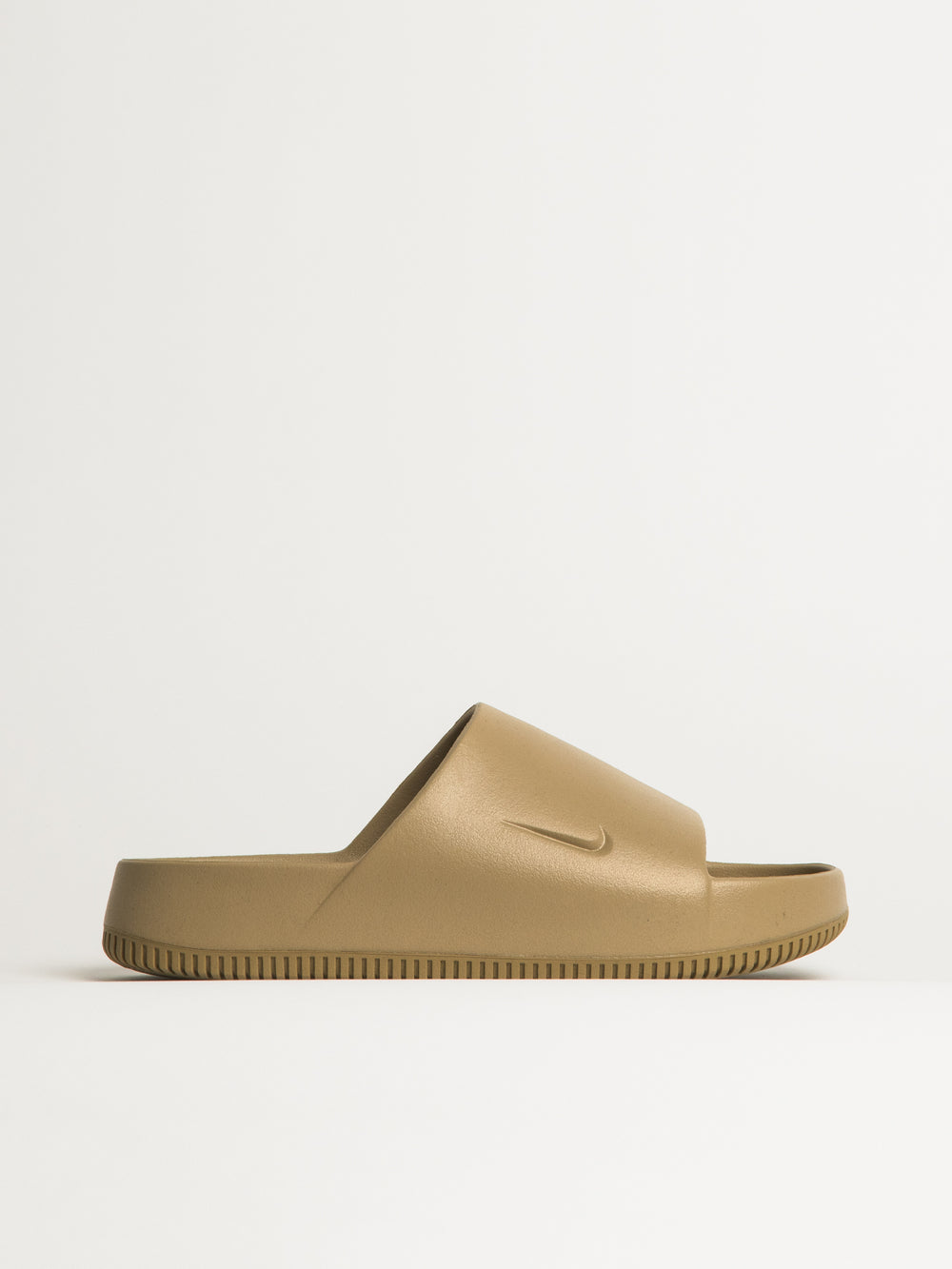 MENS NIKE CALM SLIDES - KHAKI