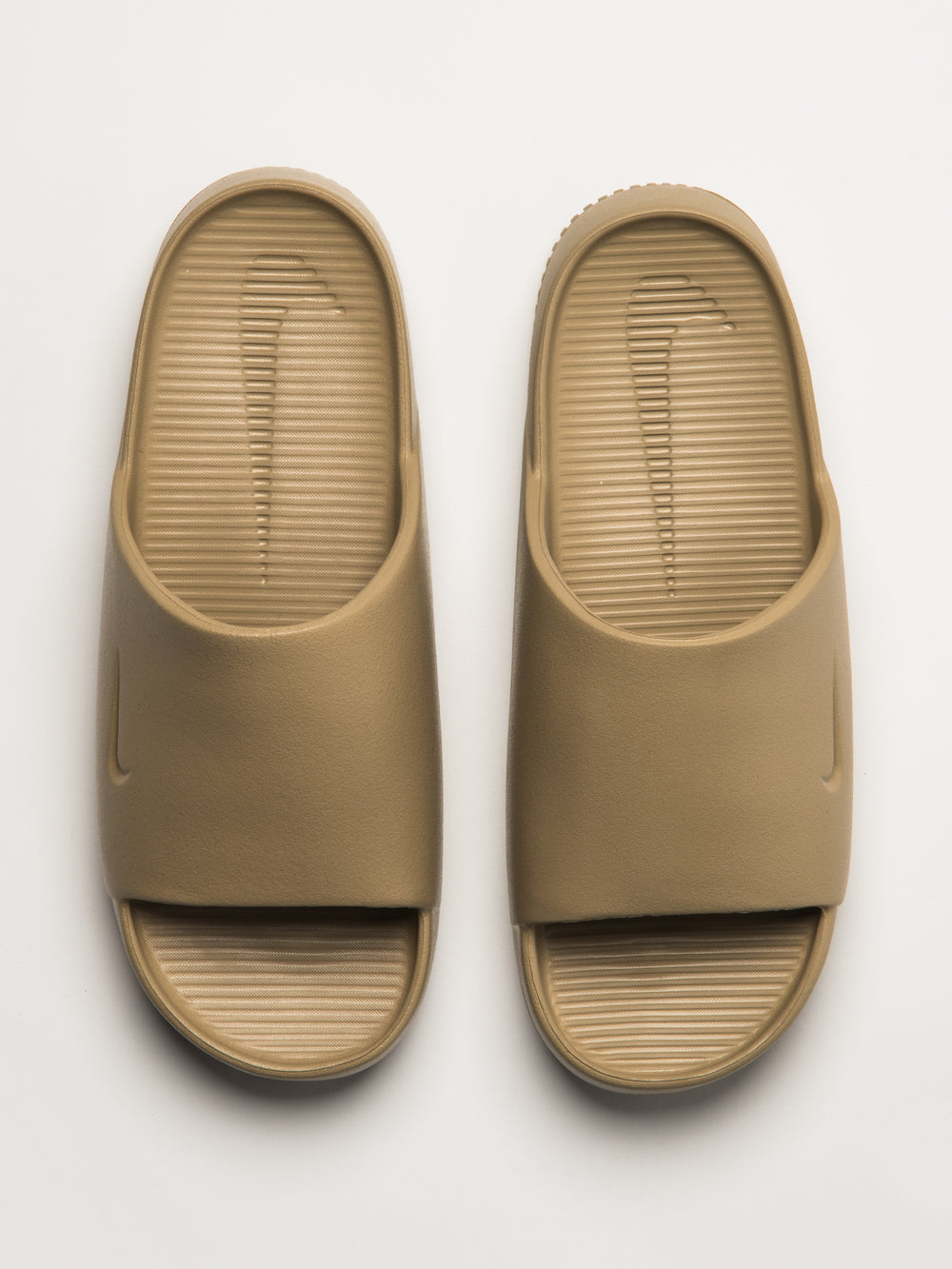 MENS NIKE CALM SLIDES - KHAKI