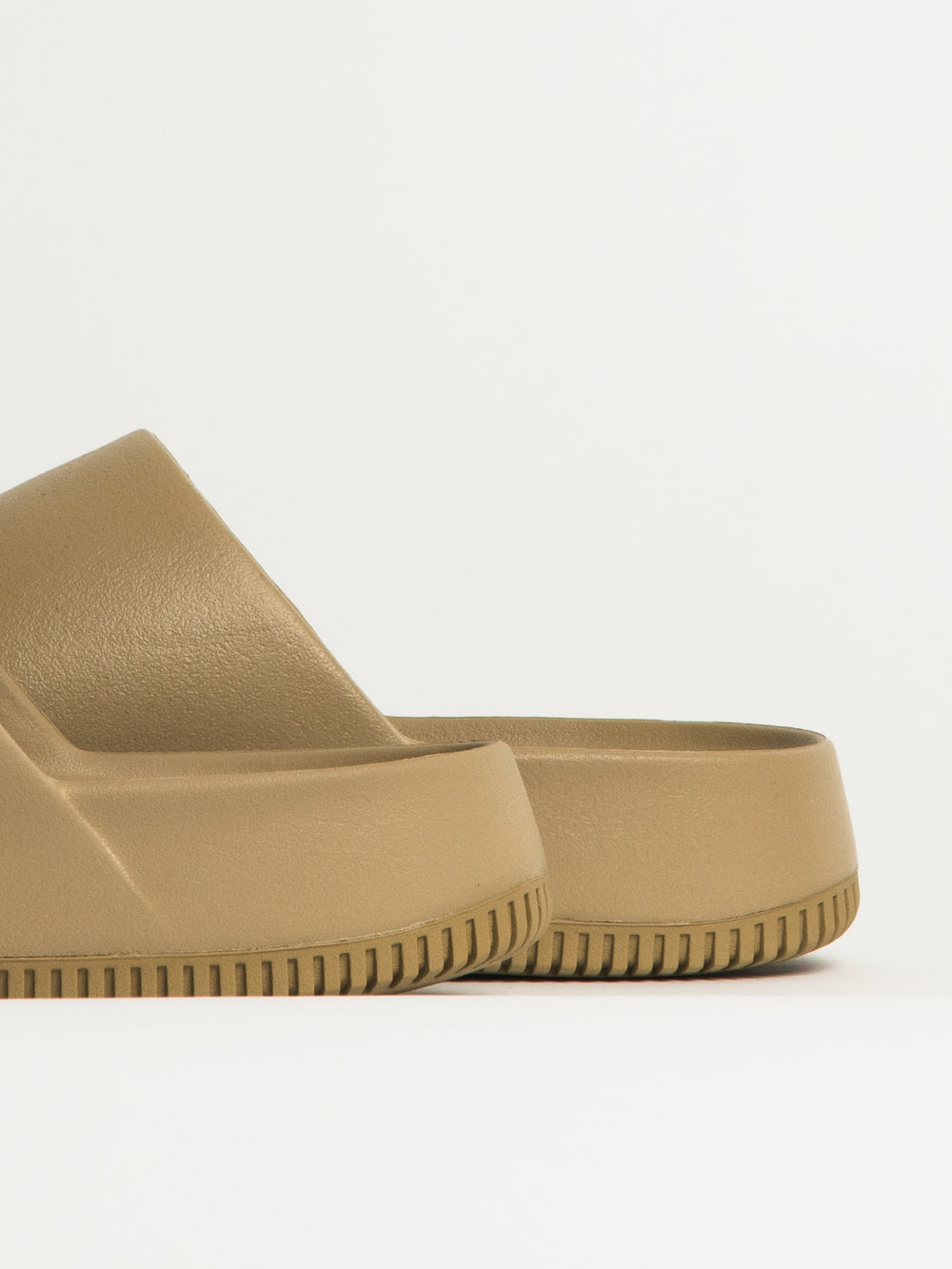 MENS NIKE CALM SLIDES - KHAKI