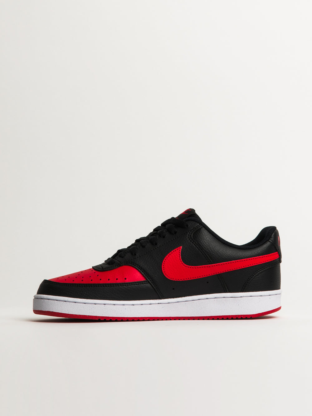 SNEAKER NIKE COURT VISION LOW POUR HOMMES - NOIR/BLANC/ROUGE UNIVERSITAIRE
